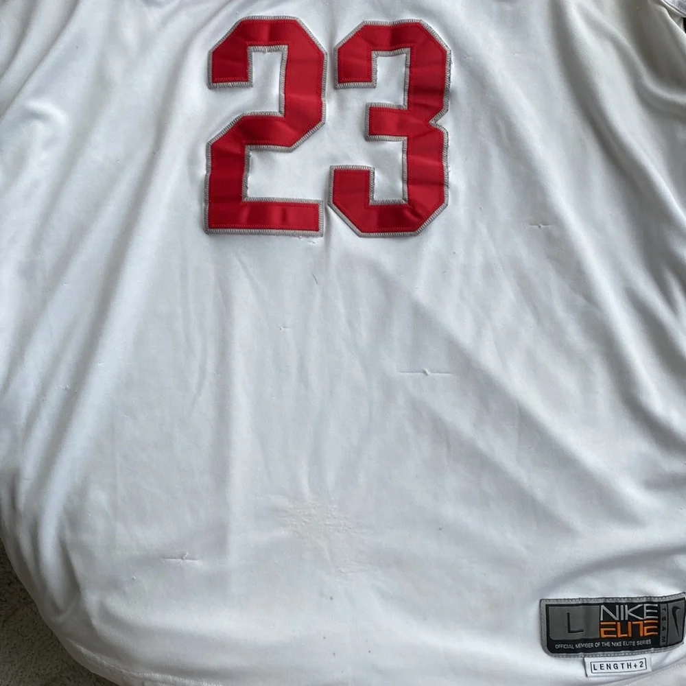 Nike Ohio State Buckeyes Basketball Jersey Mens Size Large White NCAA